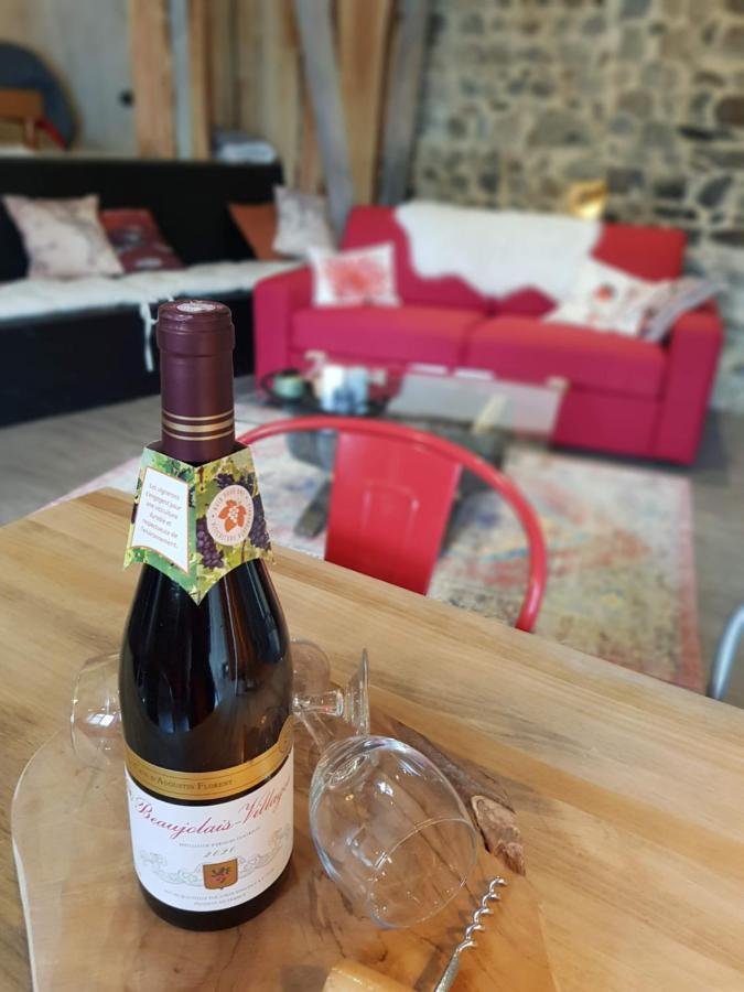 Ancien Cuvage Du Beaujolais - Studio Tout Confort Villa Saint-Didier-sur-Beaujeu Buitenkant foto